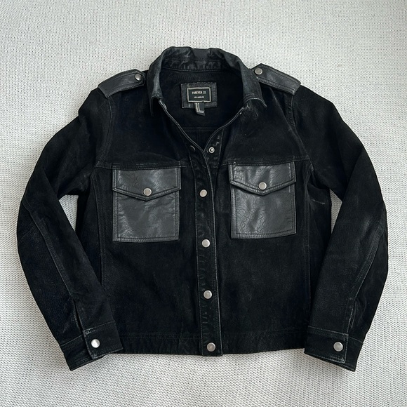 Forever 21 Jackets & Blazers - Forever 21 100% Pigskin Leather Jacket Black Size Medium